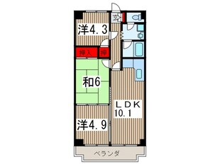 シュタ－ンハイム第二の物件間取画像